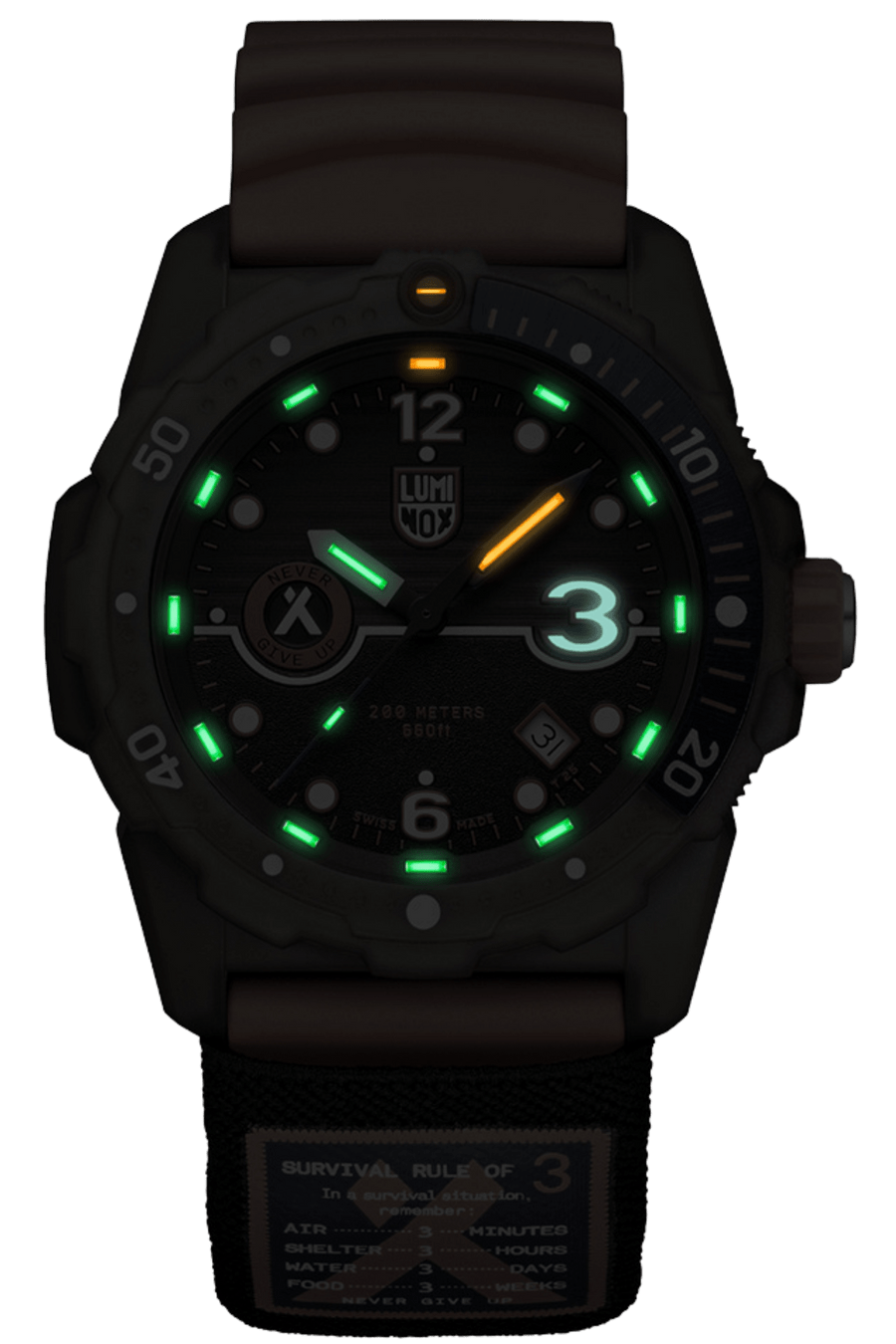 Bear Grylls x #TIDE Recycled Ocean Material - Rule of 3 Sea Series Watch