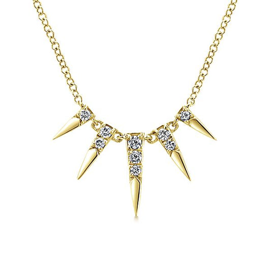 Yellow Gold Fashion Necklace