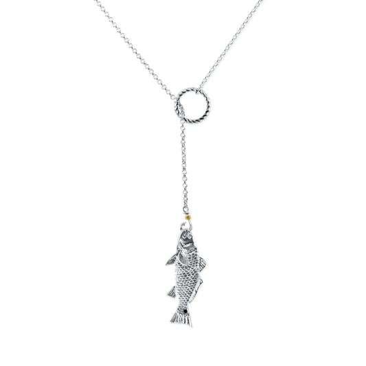 Lariat Redfish Necklace