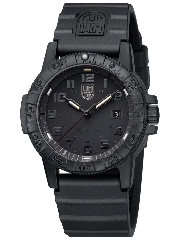 Leatherback Sea Turtle Giant 0321.BO.L "Black Out" Sport Watch - 44mm