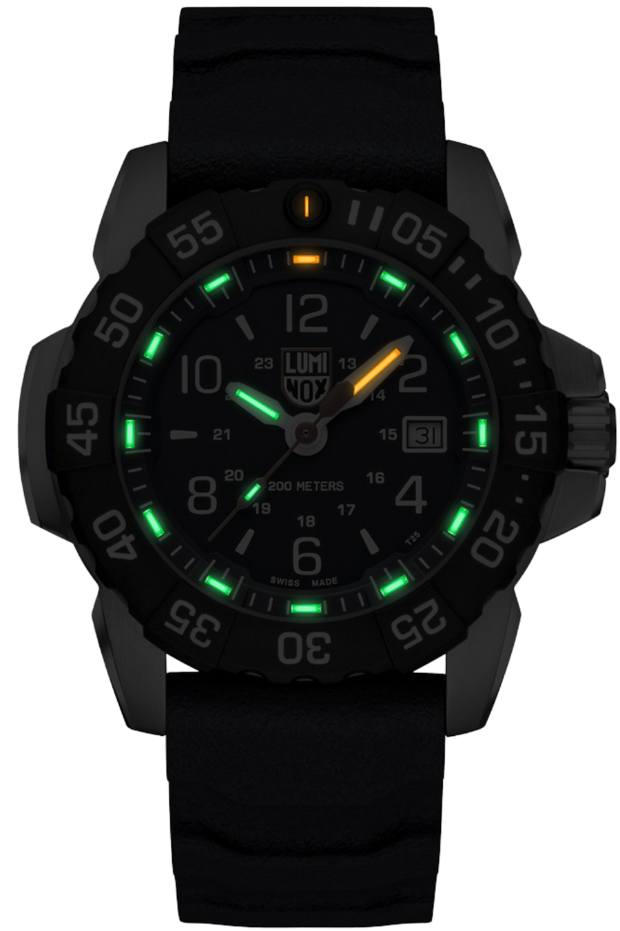 Navy SEAL RSC 3251.BO.CB Blackout Steel Military Dive Watch - 45mm