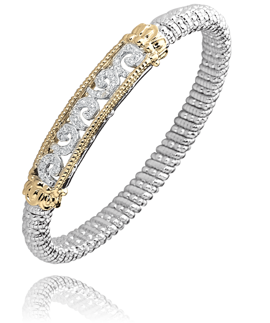 Swirly Diamond Bracelet