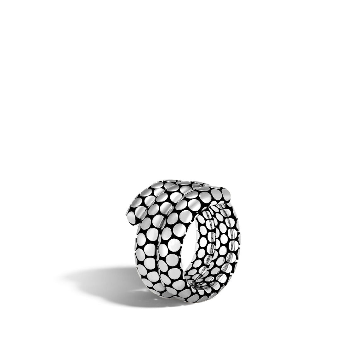 Dot Double Coil Ring