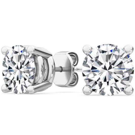 LAB GROWN Diamond Stud Earrings (2.42ctw)