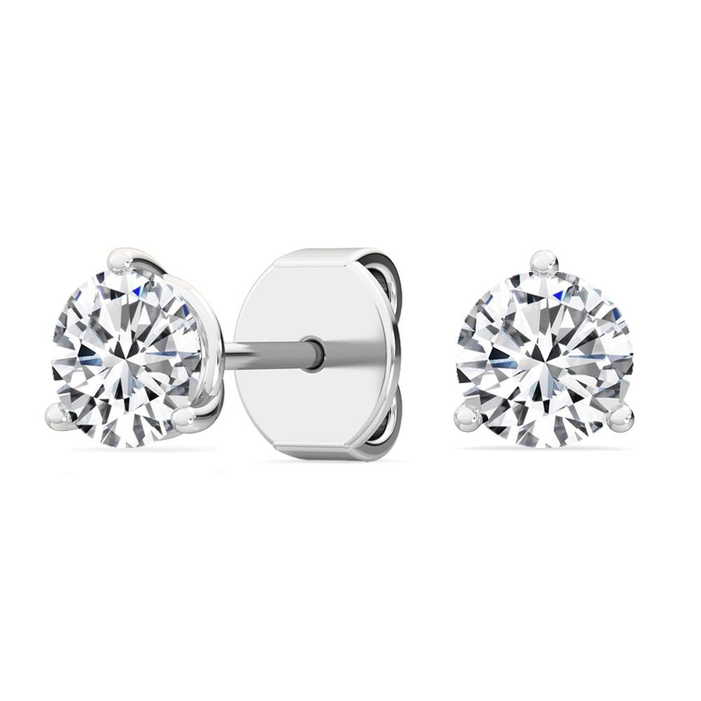 LAB GROWN Diamond Stud Earrings (0.64ctw)
