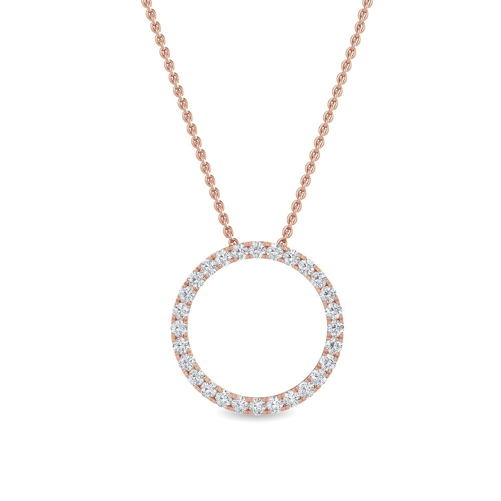 Circle Lab Diamond Necklace (0.50ctw)