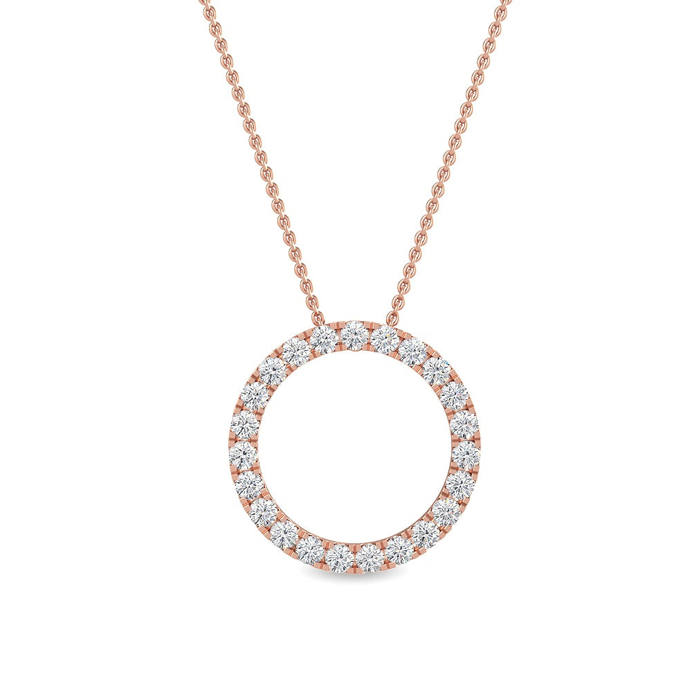 Circle Lab Diamond Necklace (1.0 ctw)