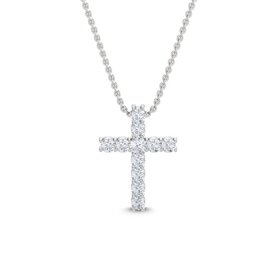 Cross Lab Diamond Necklace (0.5 ctw)