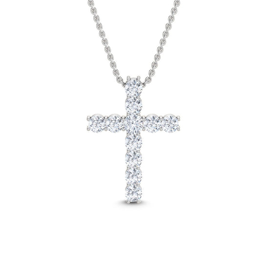 Cross Lab Diamond Necklace (1.0 ctw)