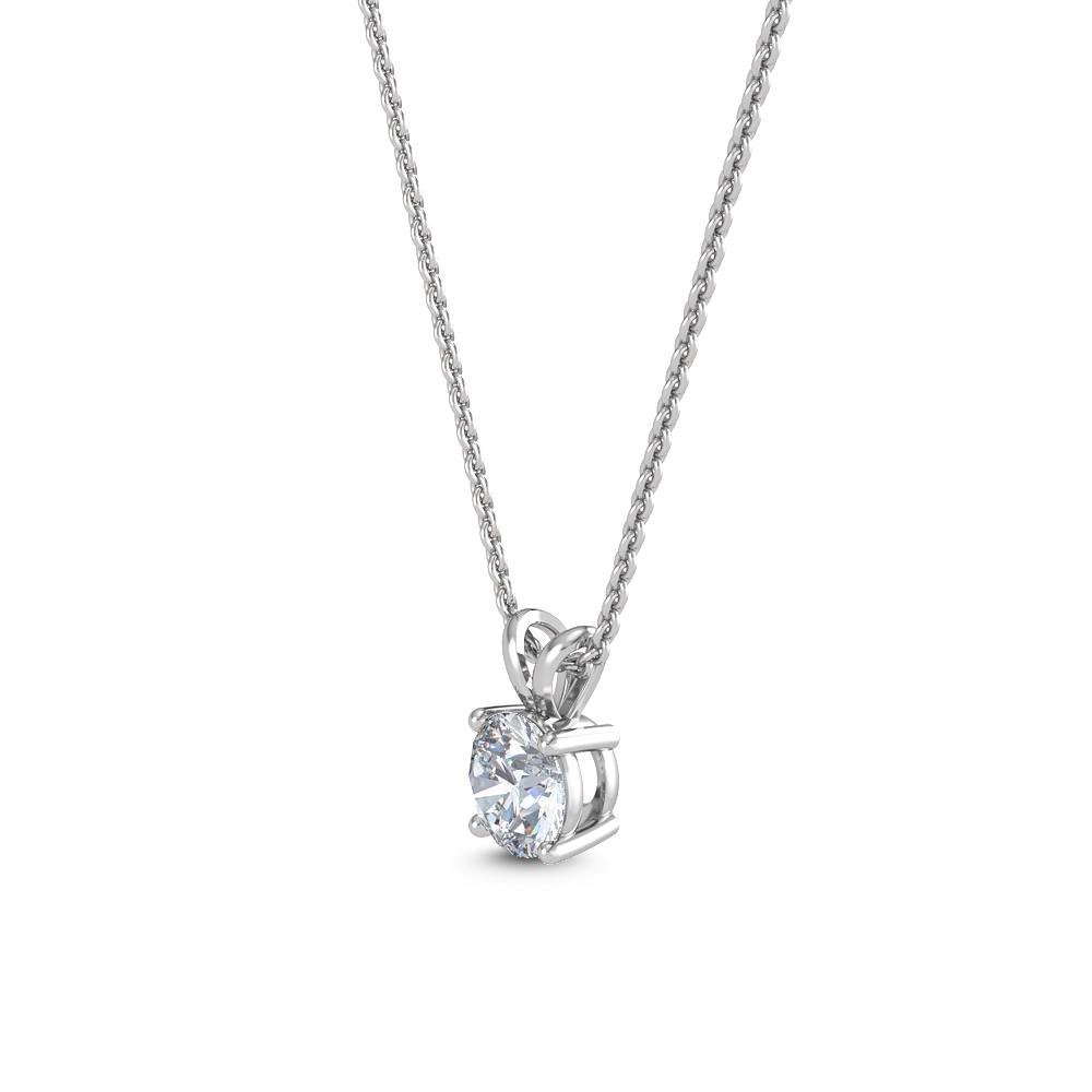 LAB GROWN Diamond Pendant with chain (0.50ct)