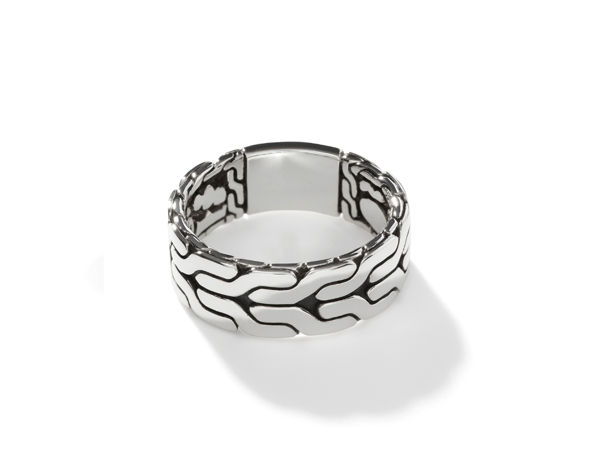 Carved Chain Band Ring