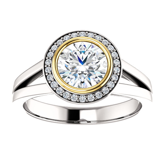 Round Engagement Ring