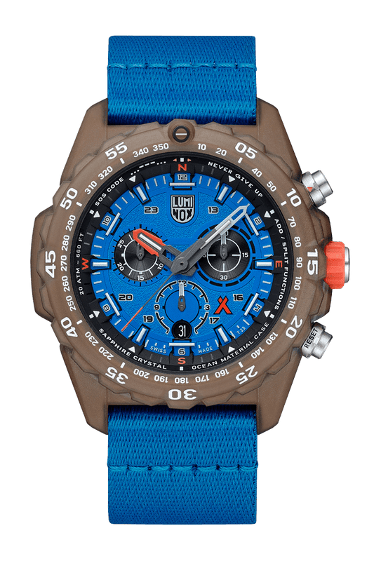Bear Grylls Survival Chronograph ECO MASTER 3743.ECO #TIDE Recycled Ocean Material - 45mm