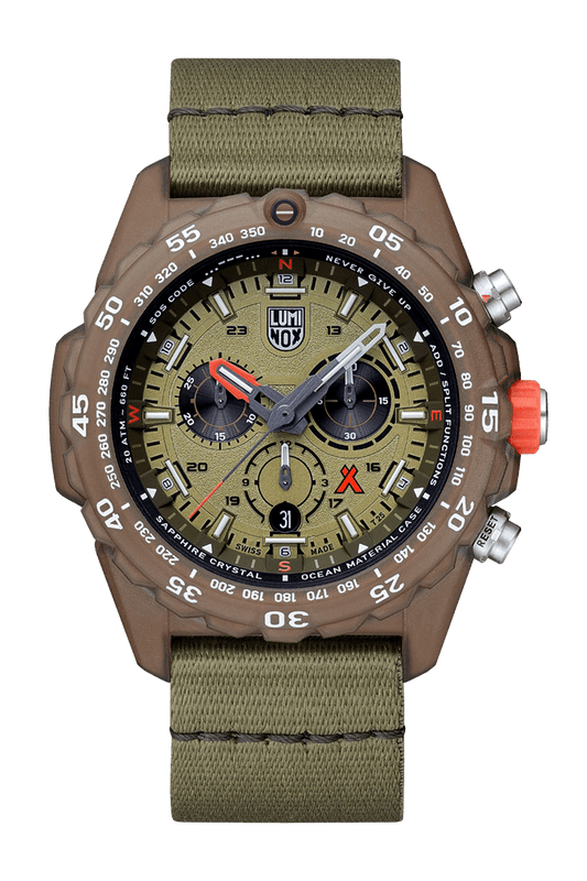 Bear Grylls Survival Chronograph ECO MASTER 3757.ECO #TIDE Recycled Ocean Material - 45mm