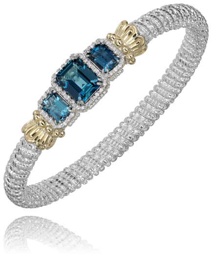 London Blue Topaz Diamond Bracelet
