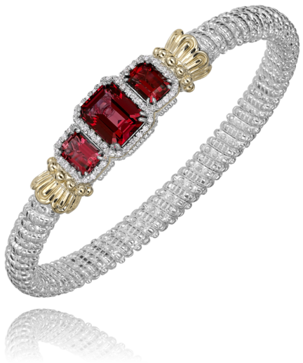 Garnet Diamond Bracelet