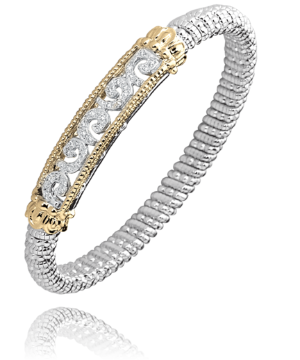 Swirly Pave Diamond Bracelet