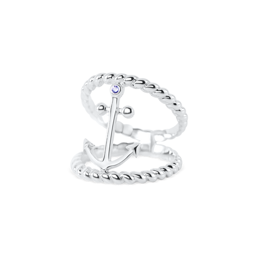 Anchor Double Rope Ring
