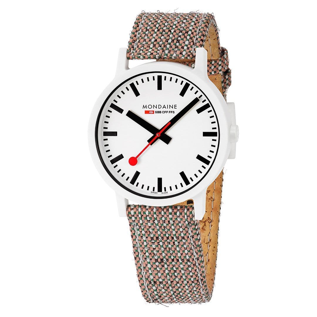 SPECIAL ORDER ONLY - ESSENCE - SUSTAINABLE MATERIAL - BEIGE TEXTILE STRAP - 41 MM