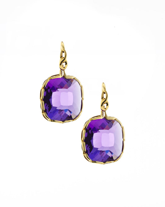 Ipanema Amethyst Drop Earrings