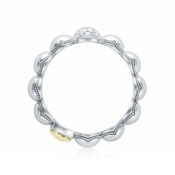 Pavé Dew Droplets Ring in Silver with Diamonds